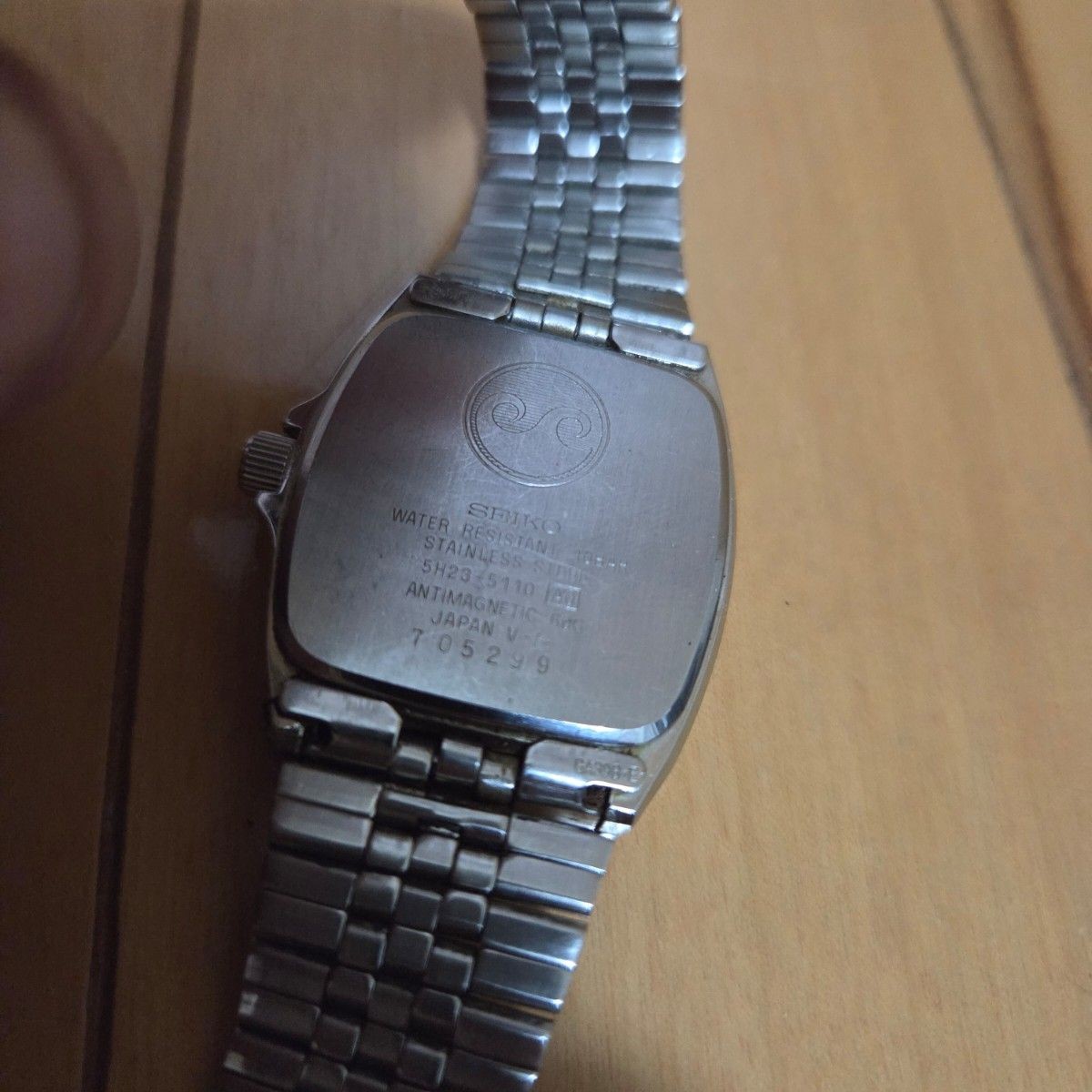 New Battery SEIKO Chronos Day Date Silver 5H23 5110