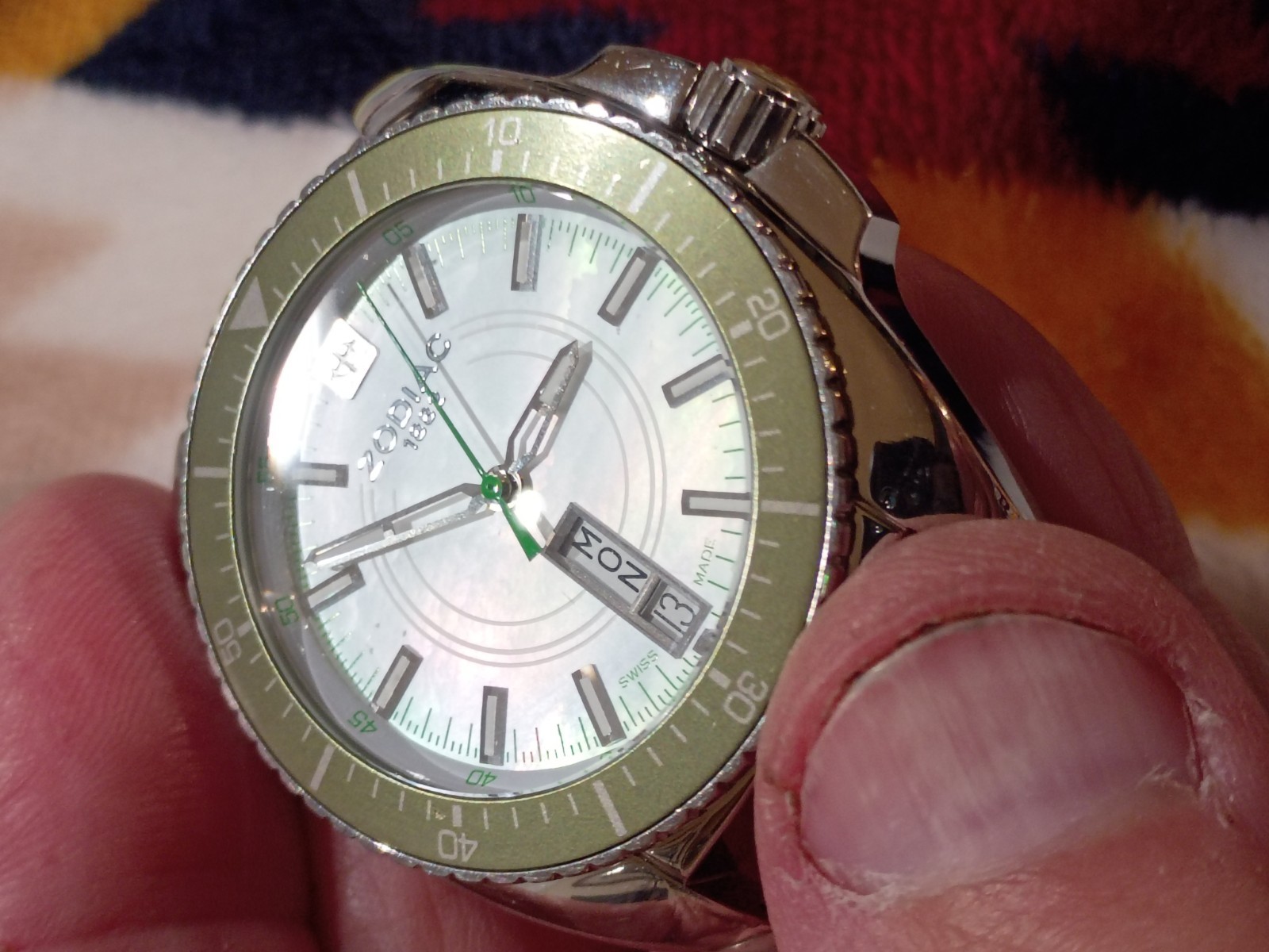 Zodiac Speed Dragon Z05516 Mens Diver, Super Nice!!!