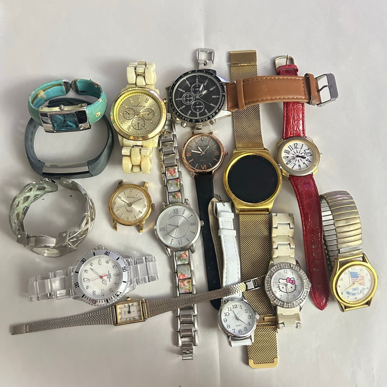 Assorted Watches Used Not Working For Parts Or Pieces lot 16
