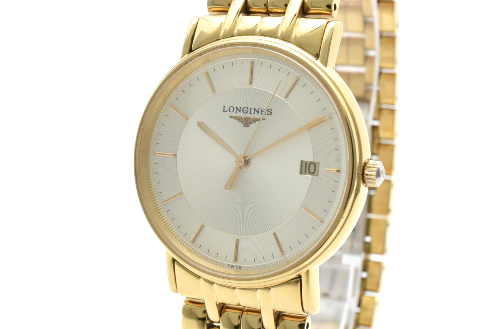 LONGINES Grand ClassicL 4.720.2 Vintage Quartz Men’s Watch Gold Date
