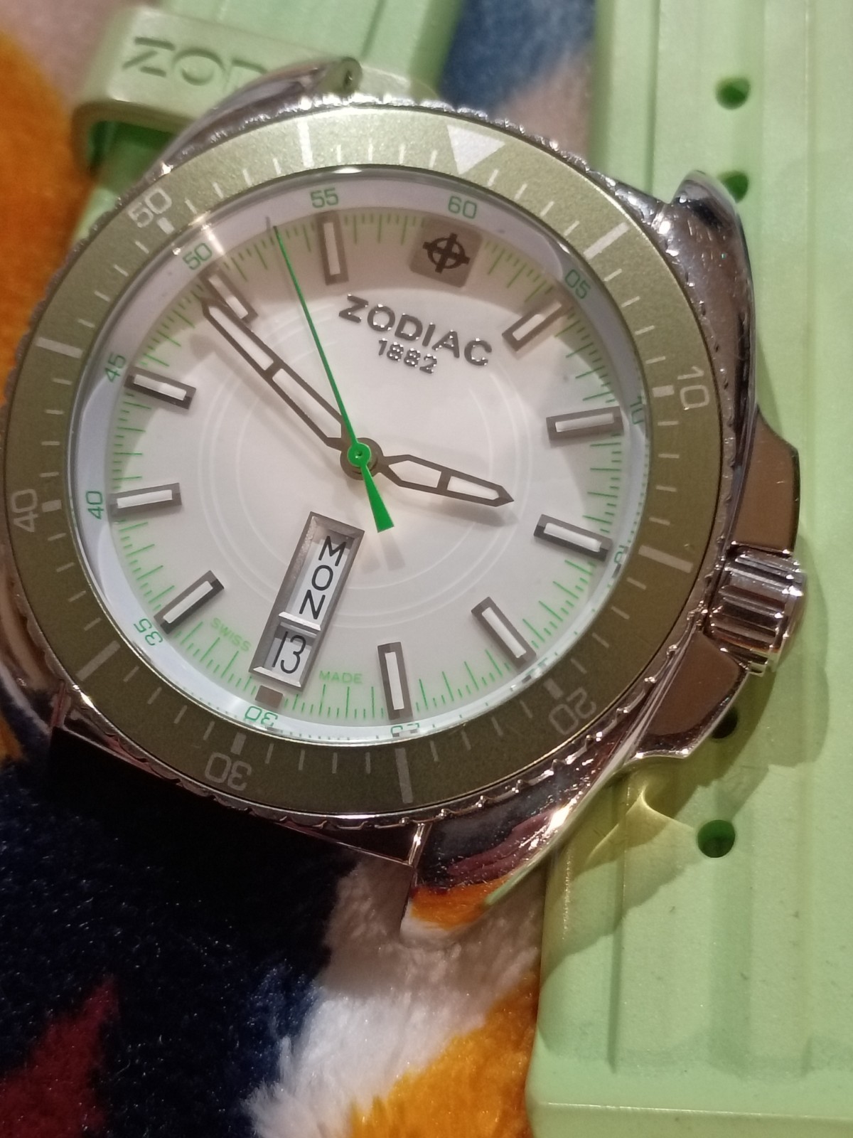 Zodiac Speed Dragon Z05516 Mens Diver, Super Nice!!!