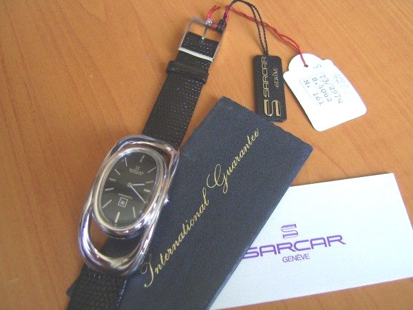 FABULOUS NOS 70’S SARCAR CURVEX AUTOMATIC LADIES WATCH + INT GUARANTEE *4248