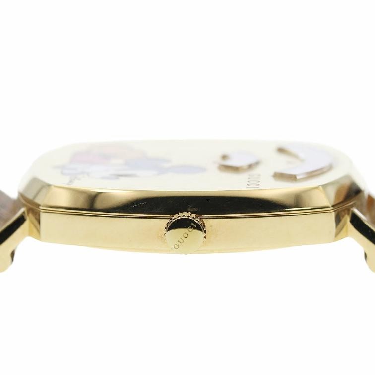 GUCCI Grip Disney Mickey Mouse YA157420 38mm Quartz Unisex Watch Box Papers
