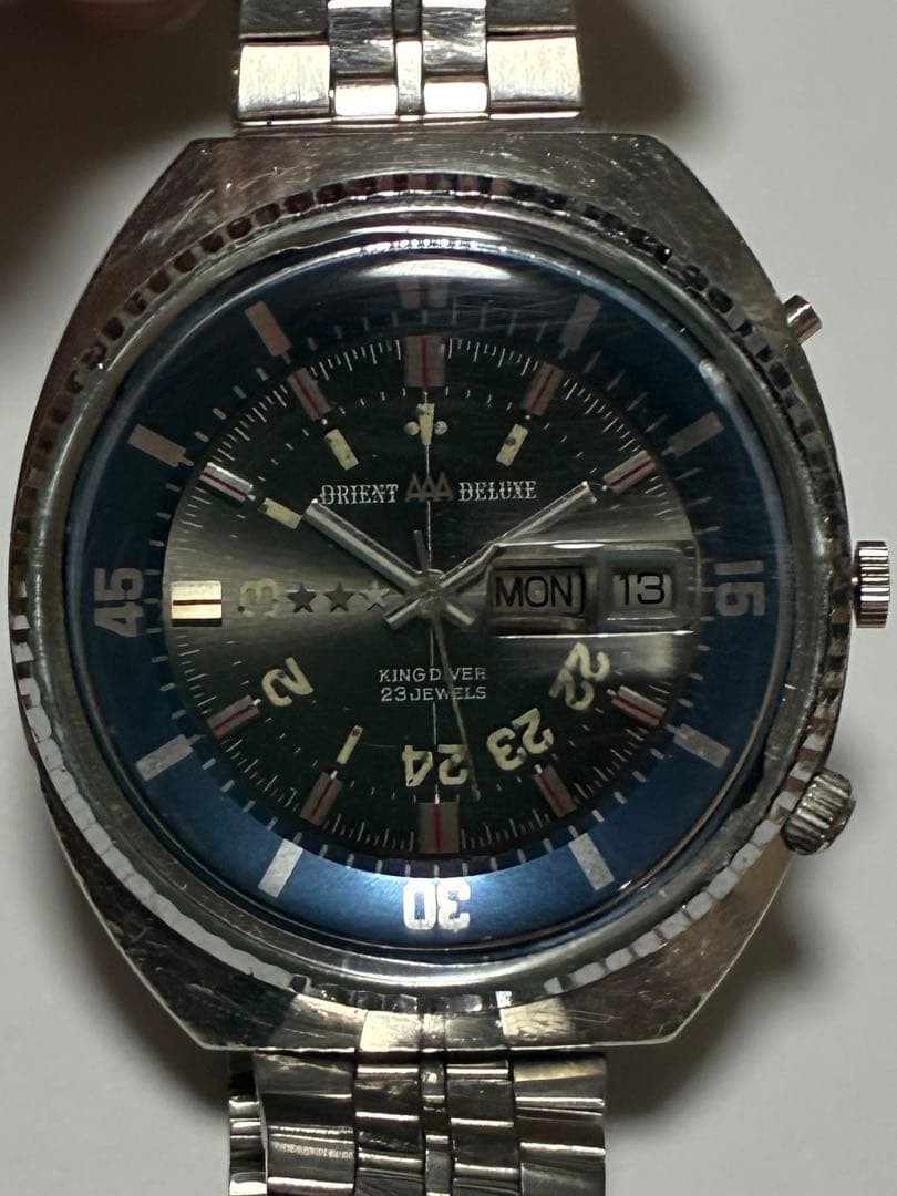 Orient AAA King Diver Automatic Mens Vintage Watch Rotating Inner Bezel