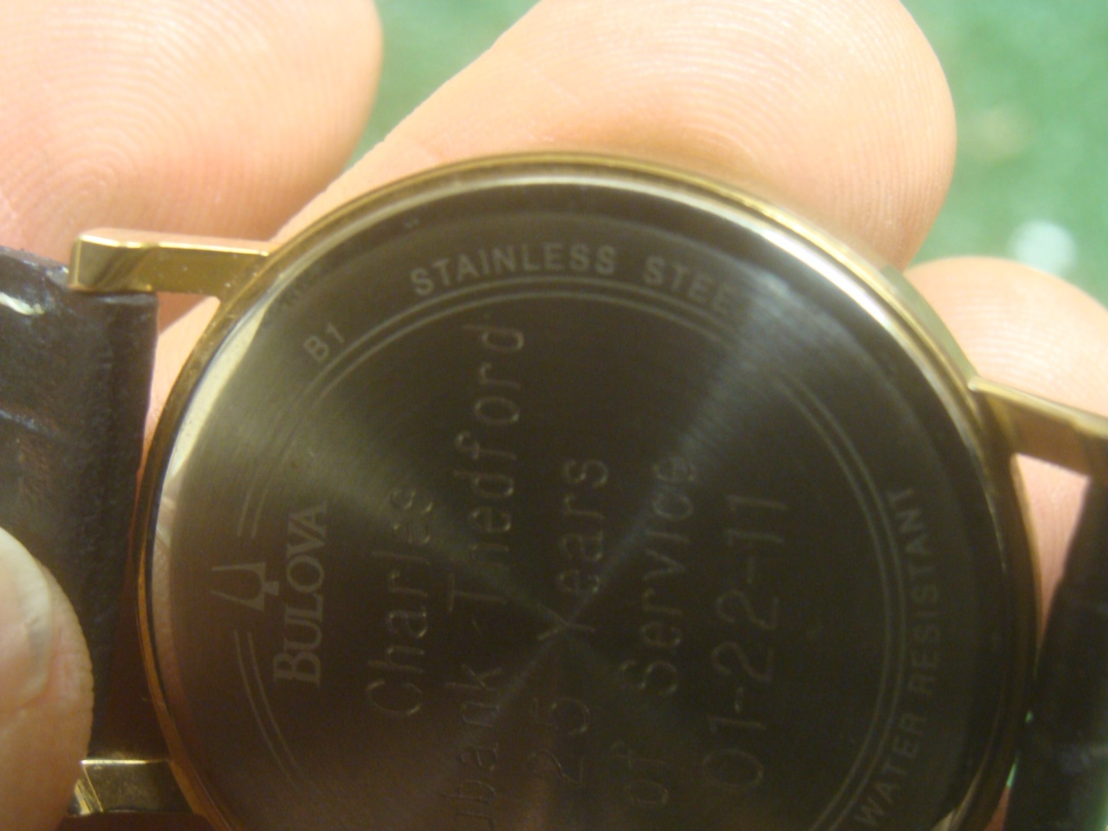 Bulova Bell Helicopter Textron 25 Year Service Watch 2011 – VERY NICE – new bat.