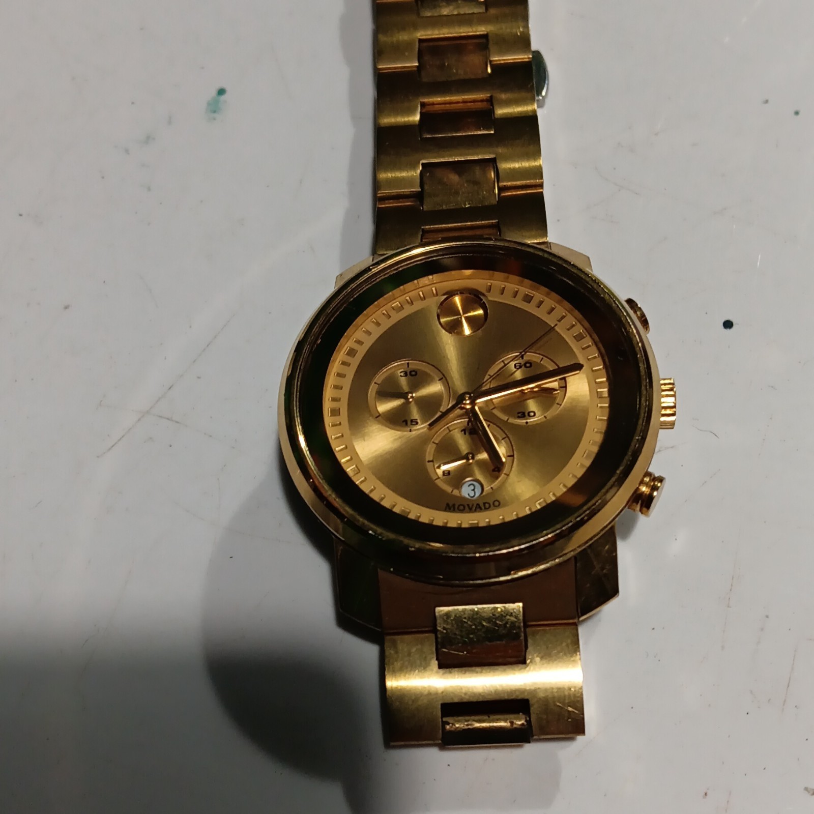 Movado Bold Men’s Watch/business,casual.needs Battery