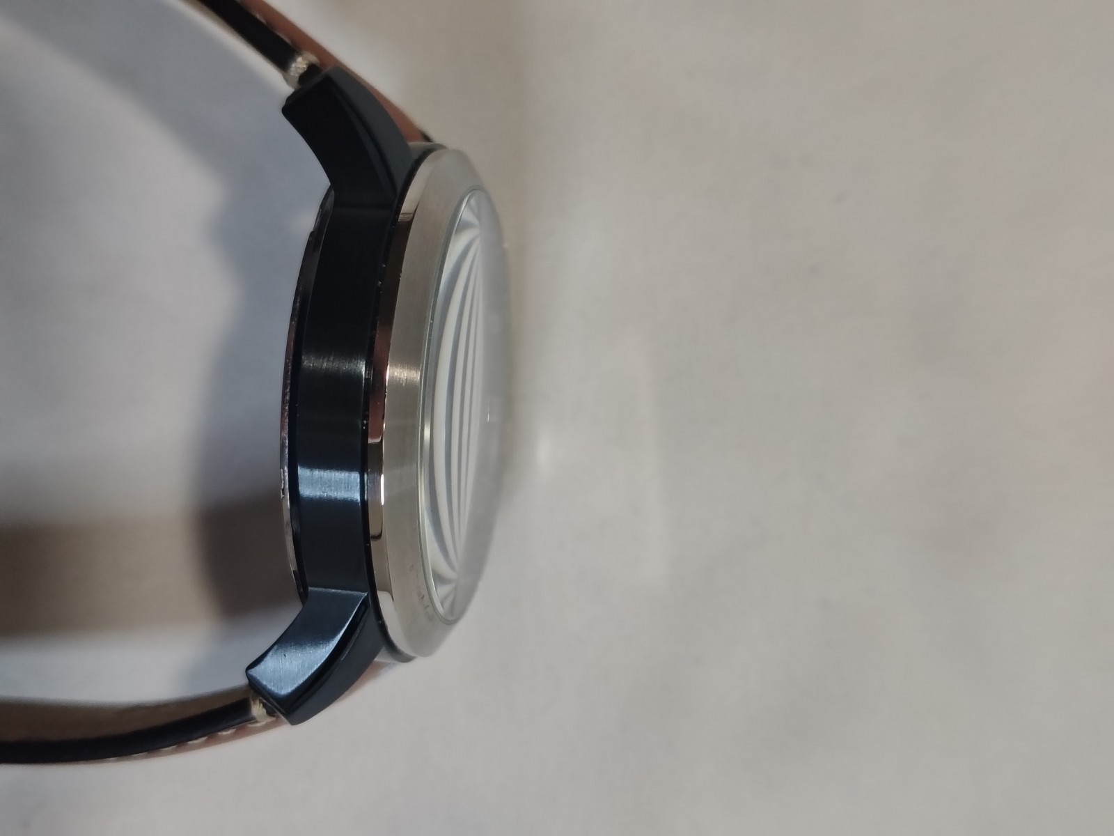New Fossil Men’s Grant Chronograph Light Brown Leatger Strap 44mm Blue Dial