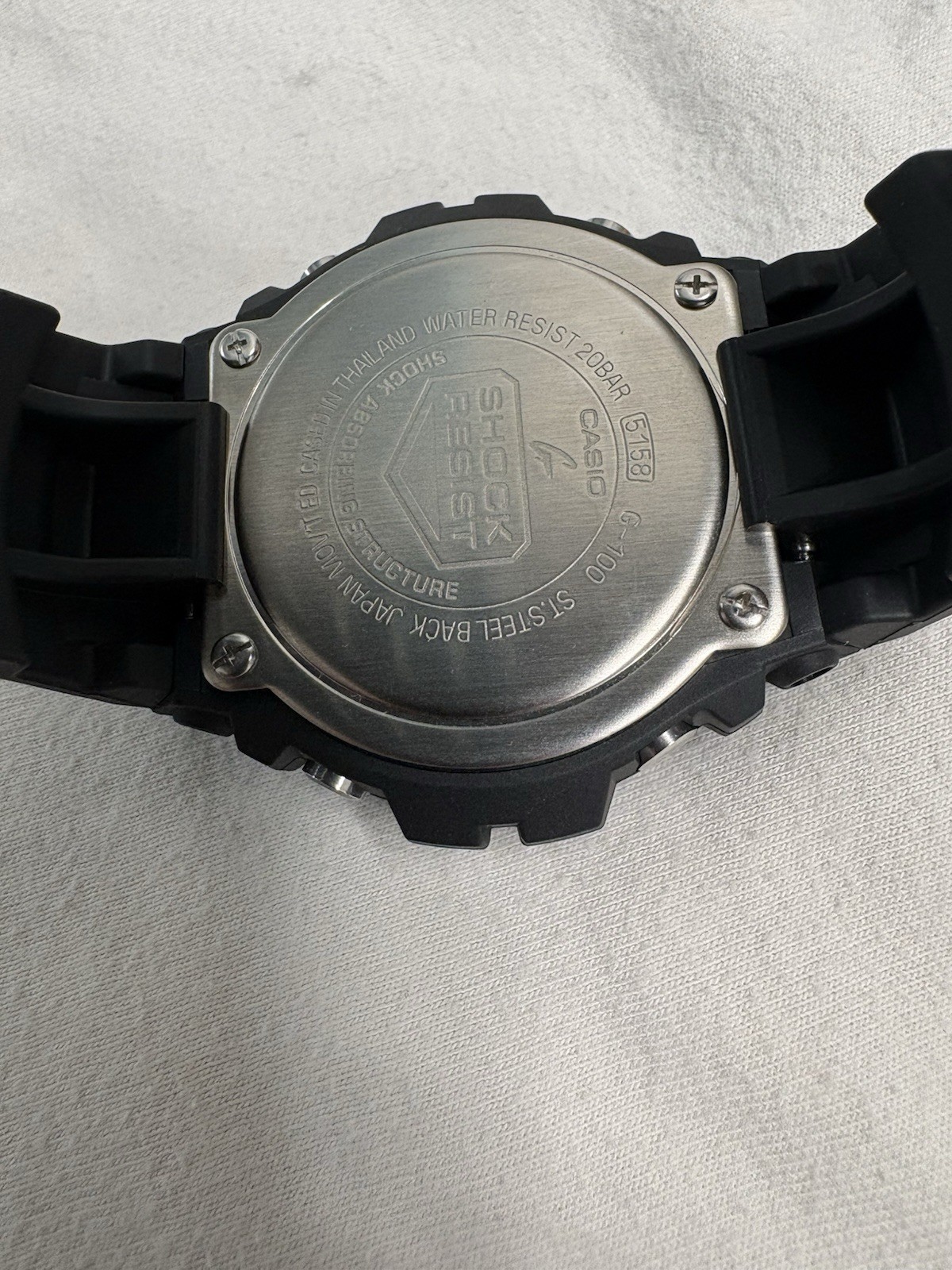Casio G-Shock GA-100 Men’s Analog/Digital Black Resin Watch 200m Date
