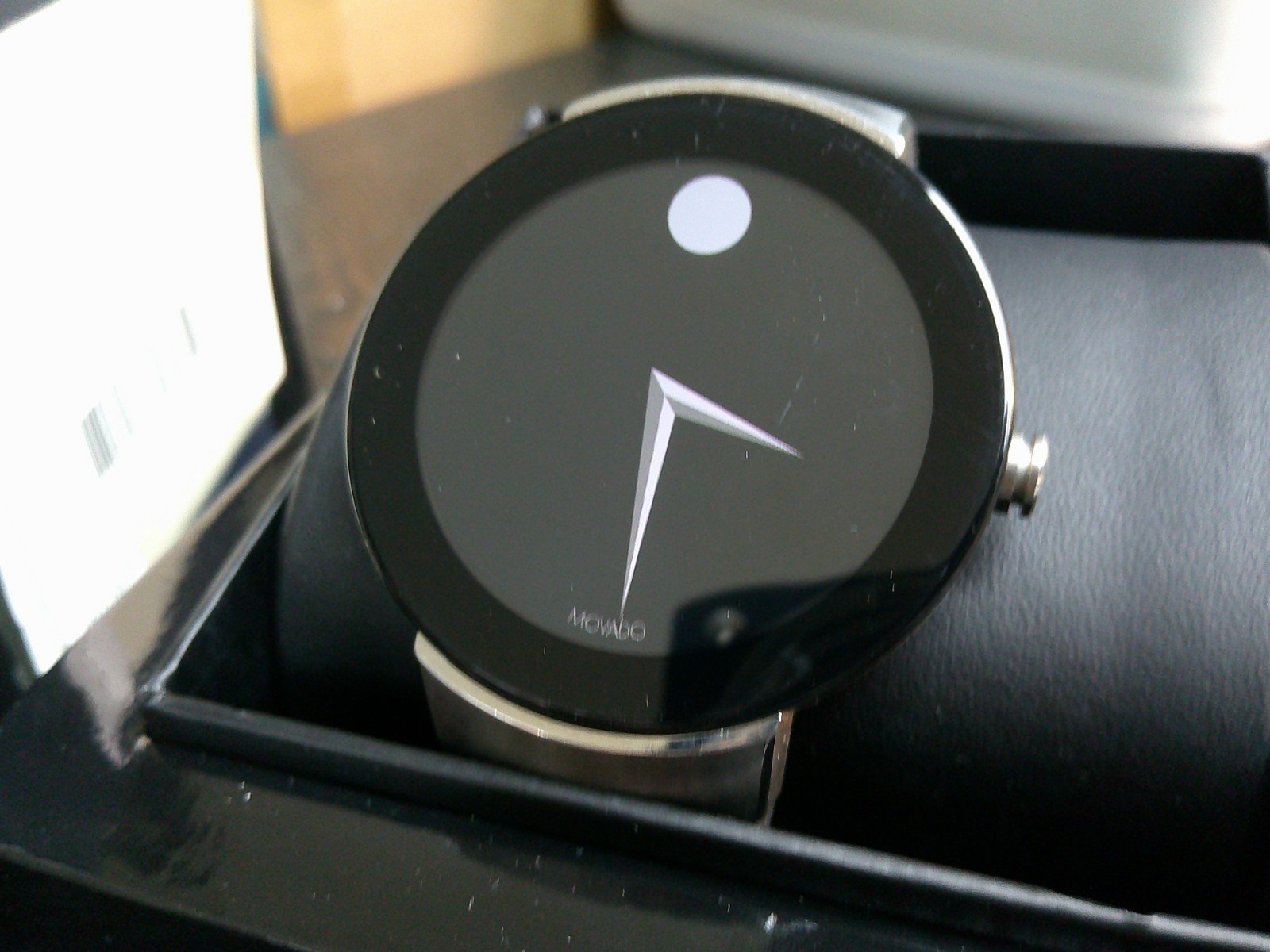 Movado Connect Men’s 46.5 mm Digital Smartwatch Silver Stainless Steel 3660016