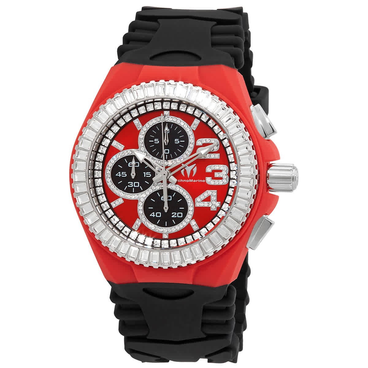 Technomarine Cruise Chronograph Quartz Crystal Red Dial Men’s Watch TM-121185