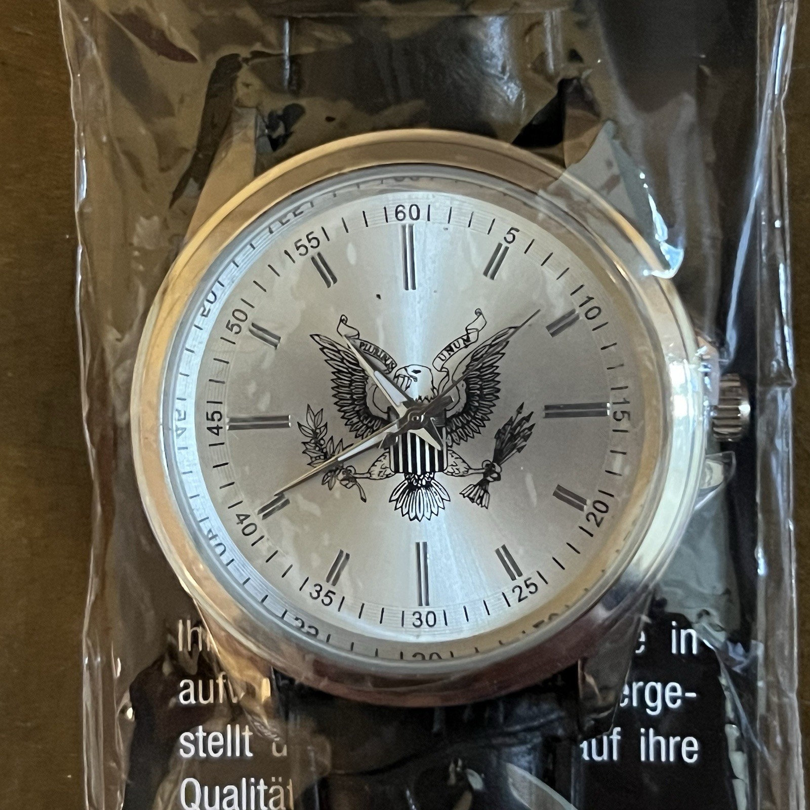 New Great Seal of the United States Eagle Wristwatch | Patriotic Men’s Watch