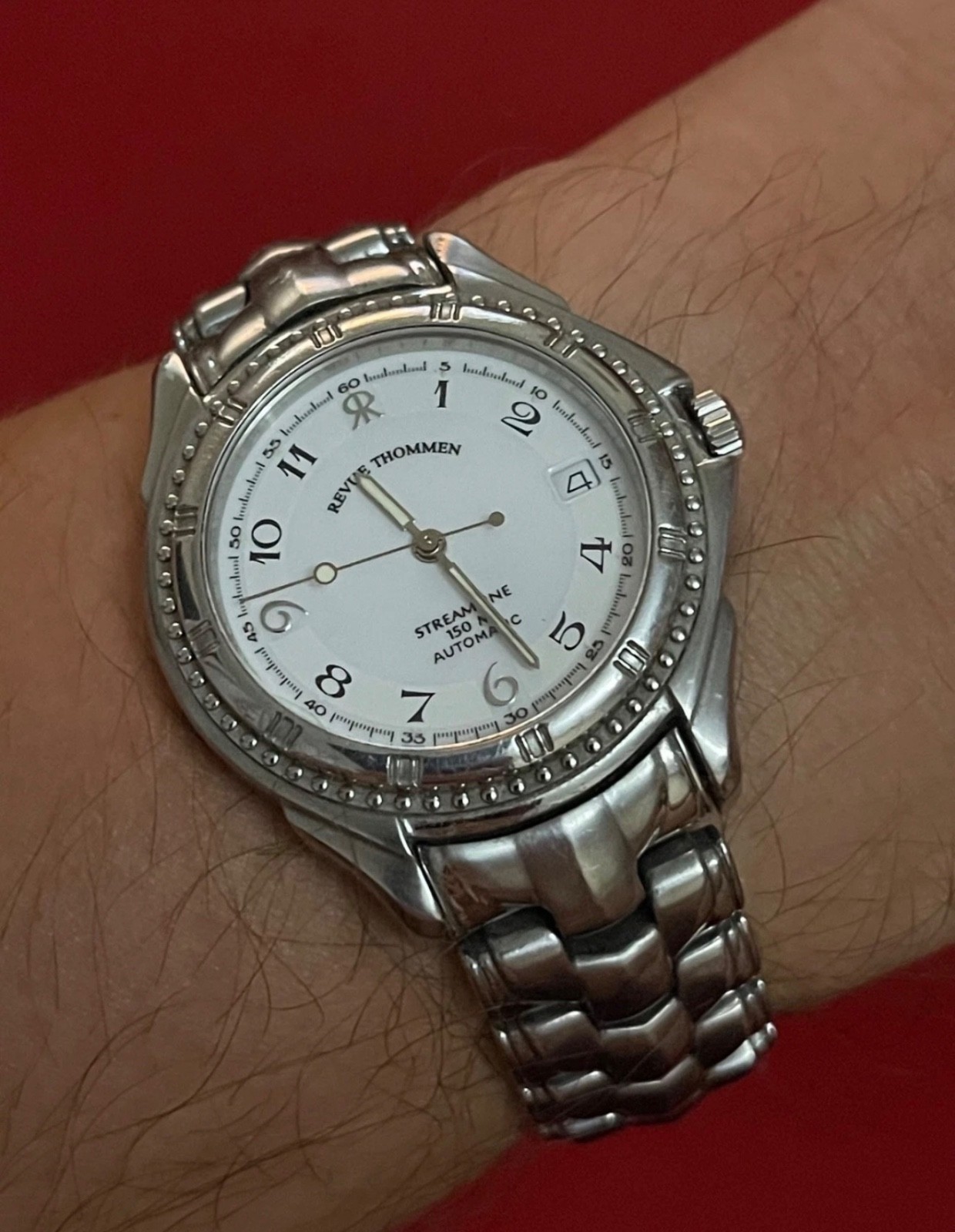 Vintage Automatic Diver Men’s Watch 150M REVUE THOMMEN STREAMLINE ETA 2892-2