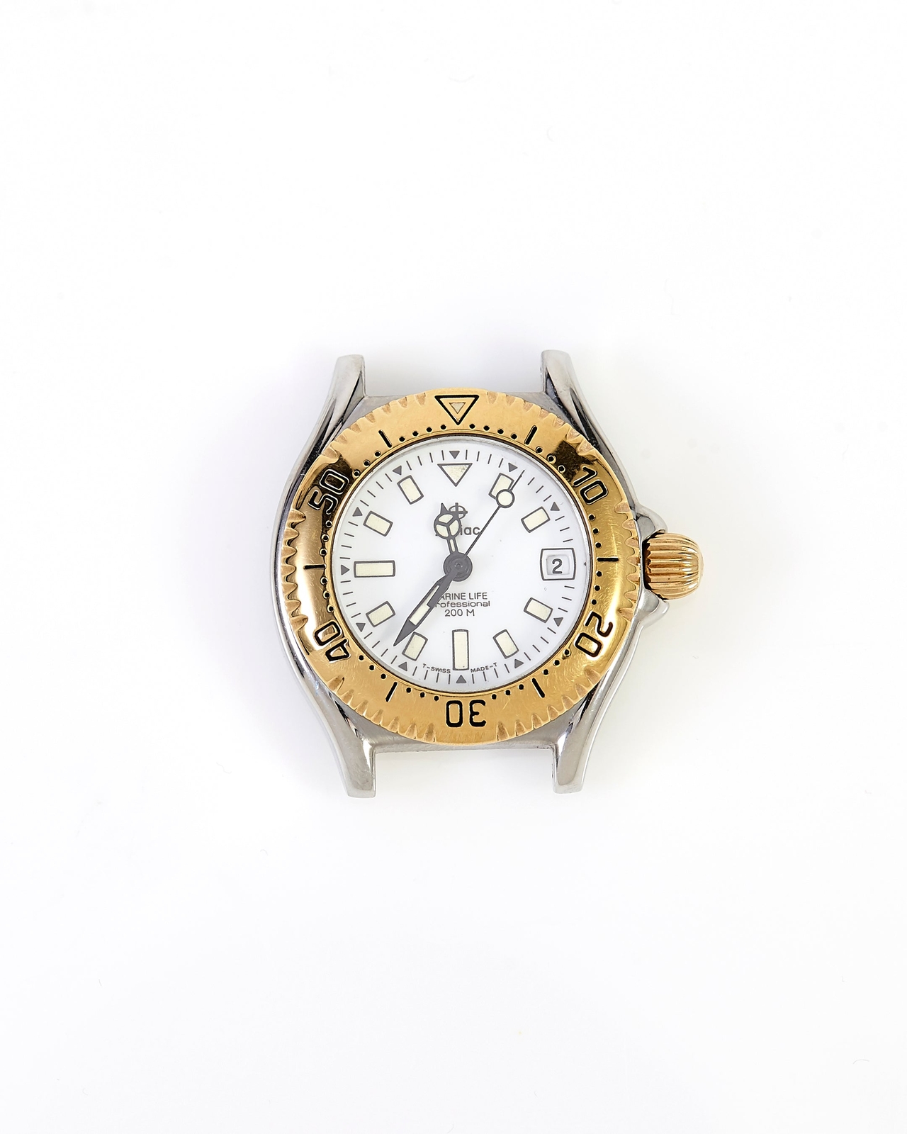 Zodiac Rare NOS 26mm Marine Life Professional 200m Sports Diving Wristwatch Head