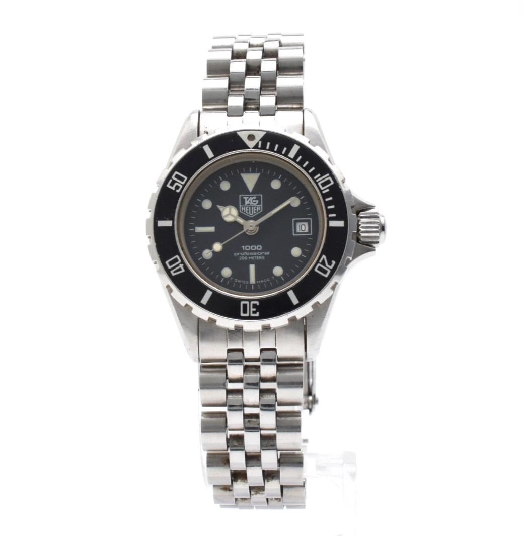 TAG HEUER 980.008N Vintage Quartz 200m Women’s Watch BlackDial