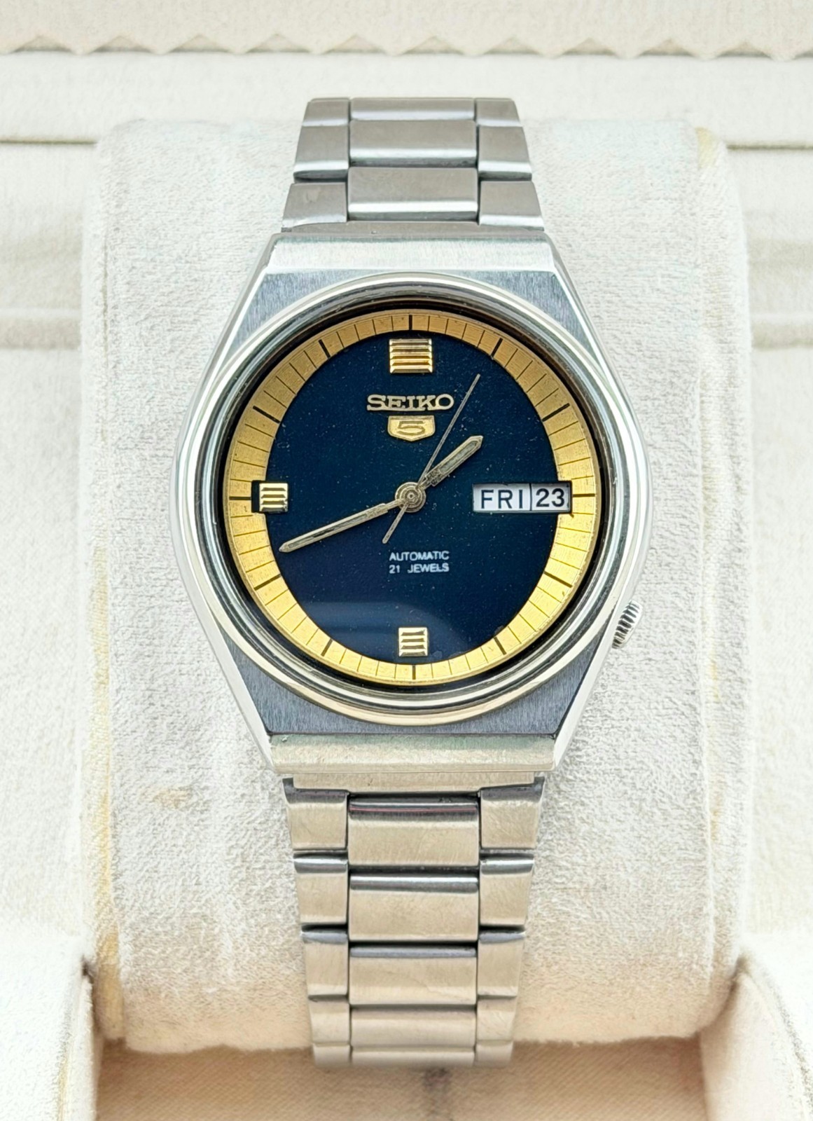 vintage Seiko 5 Men’s Wrist Automatic watch|Day-Date