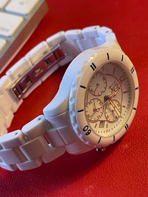 Light-Time Italian watch..Made of PolyCarbonate for Activity..GREAT for gym-READ