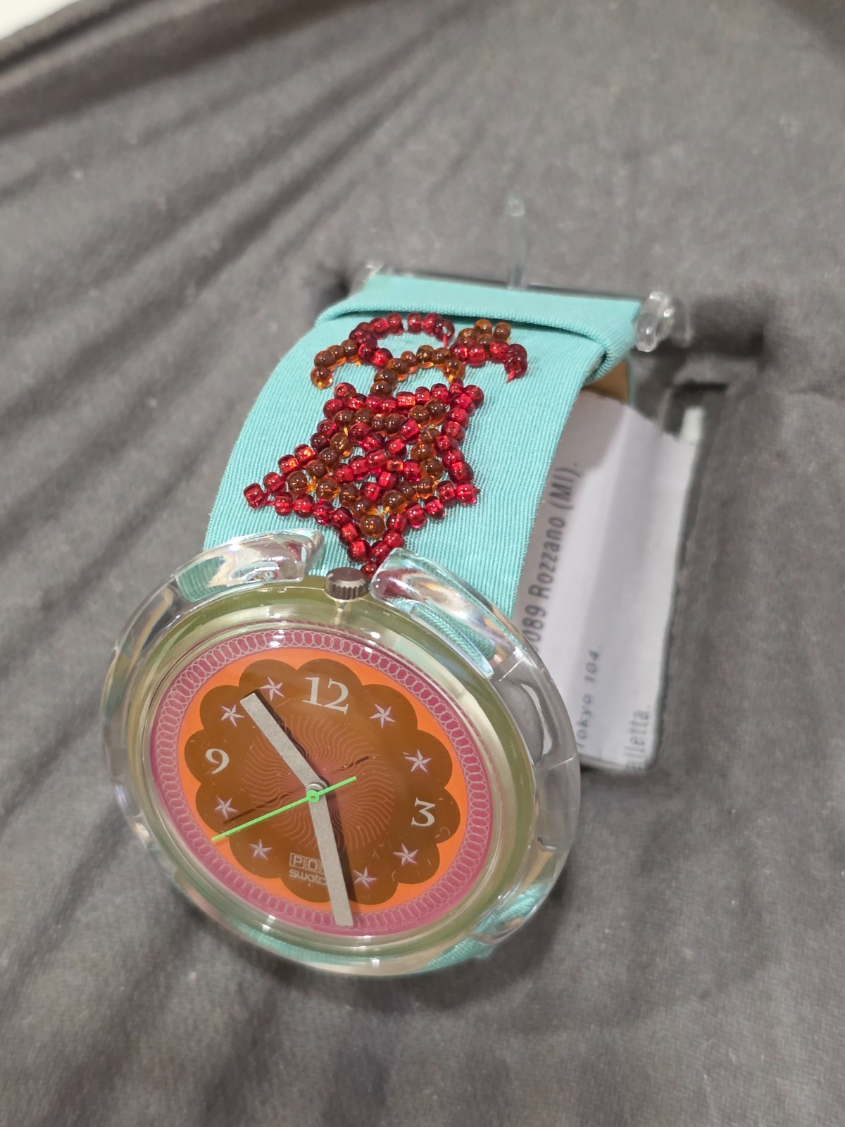 Rare 1993 Pop Swatch Special Soupe De Poisson PWZ106PACK Clam Packaging Special