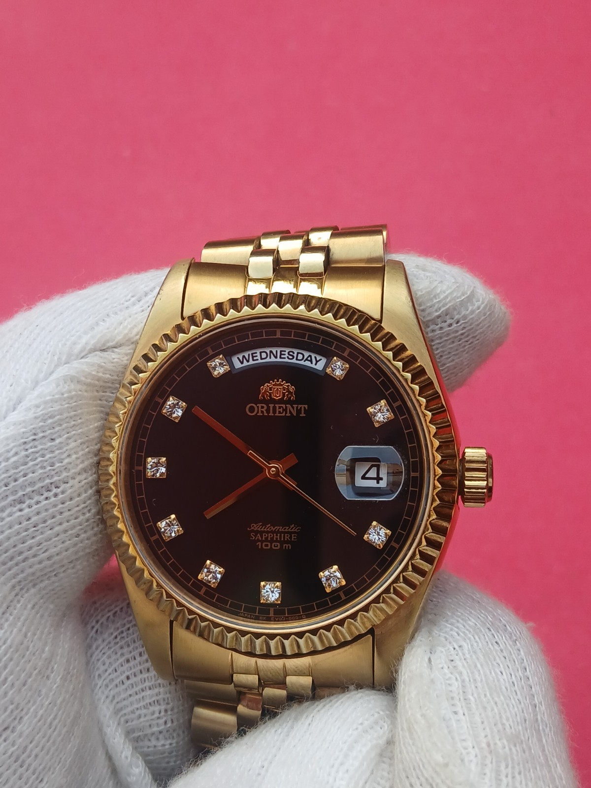 ORIENT President Sapphire 100m Automatic EV0J-A0-B Japan Men’s Watch