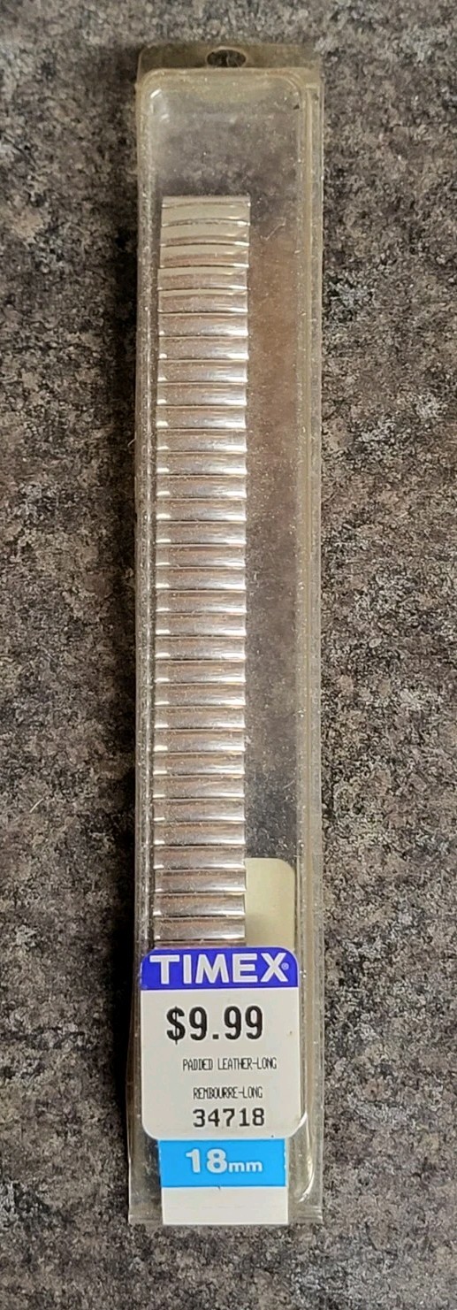 Vintage 1990s Timex Watch Strap Stainless Steel 10mm, Nice With 2 Pins , Women