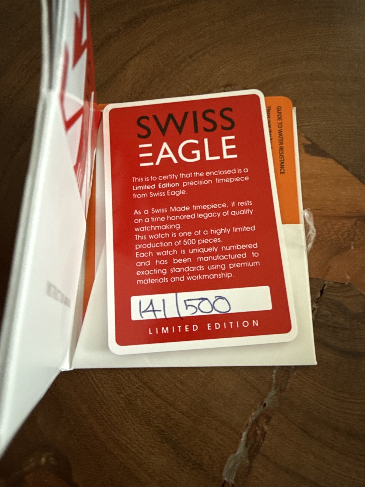 Swiss Eagle Stainless Steel Quartz Sapphire Coated SE-9179-22 ALTITUDE