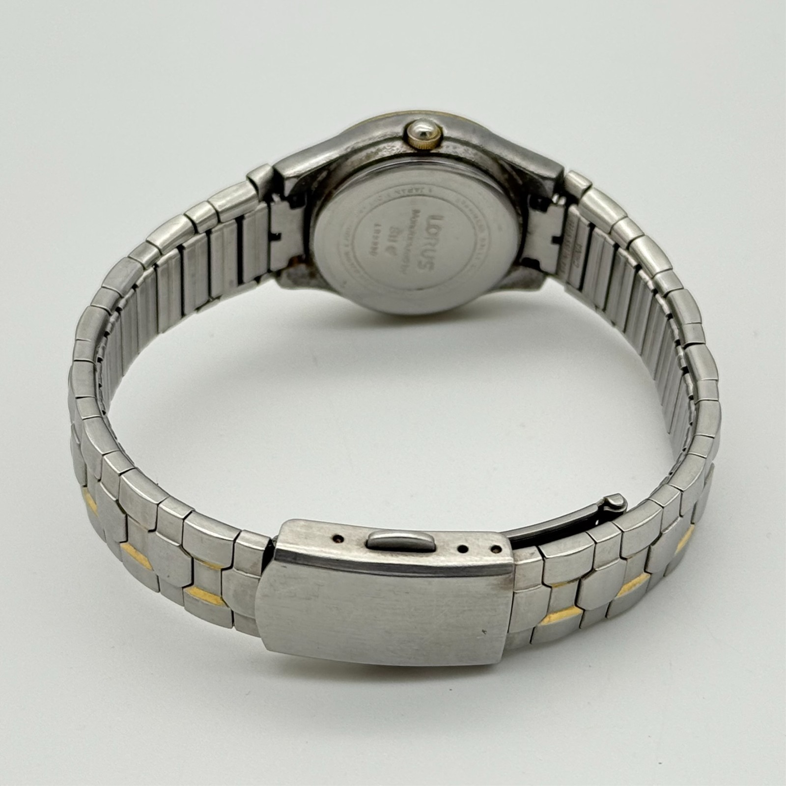 Women’s LORUS Classic Two-Tone Classic Flex Bracelet Watch, Quartz, Runs LR9990