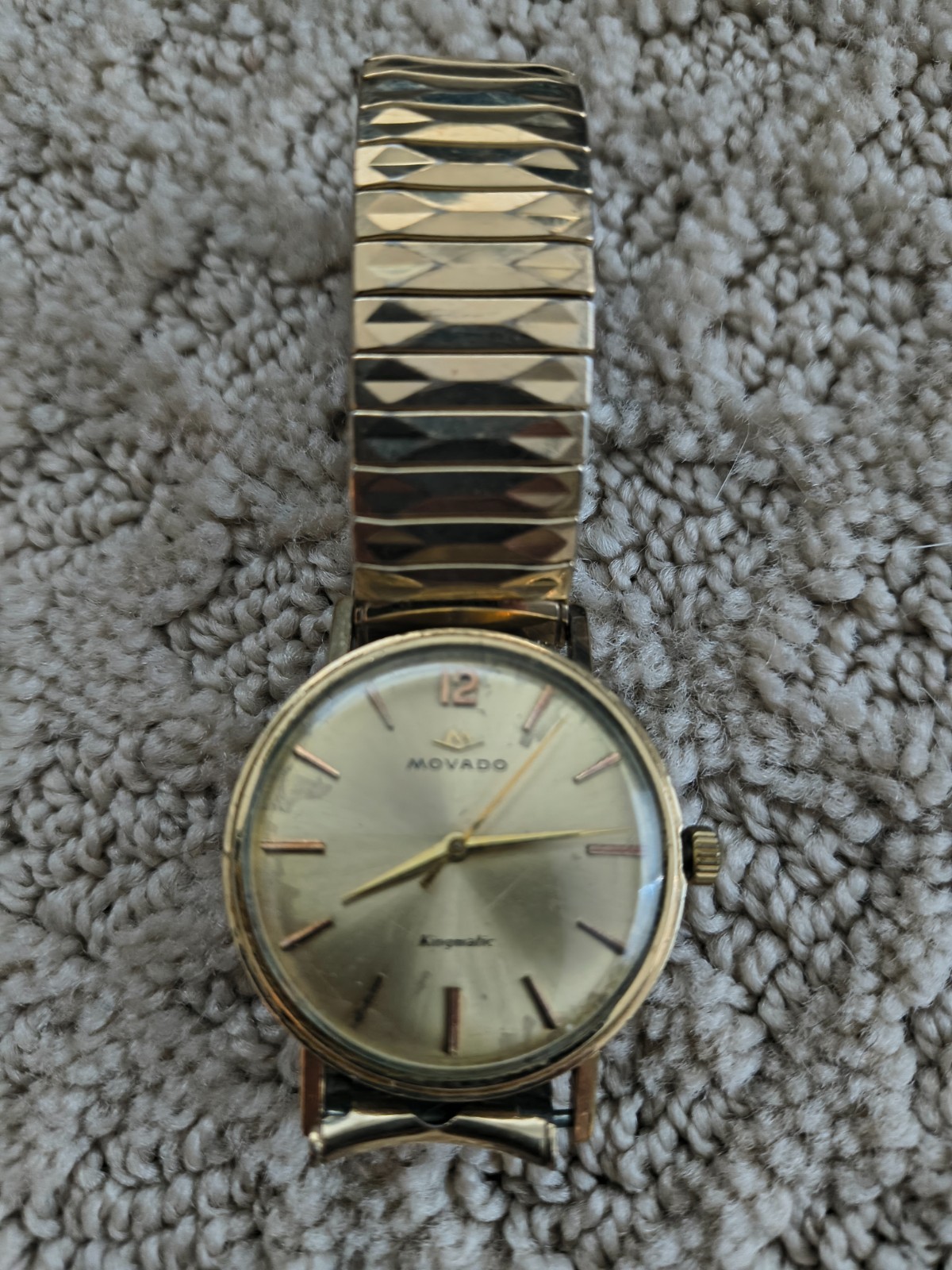 Movado Kingmatic Sub Sea 14k gf Automatic Movement