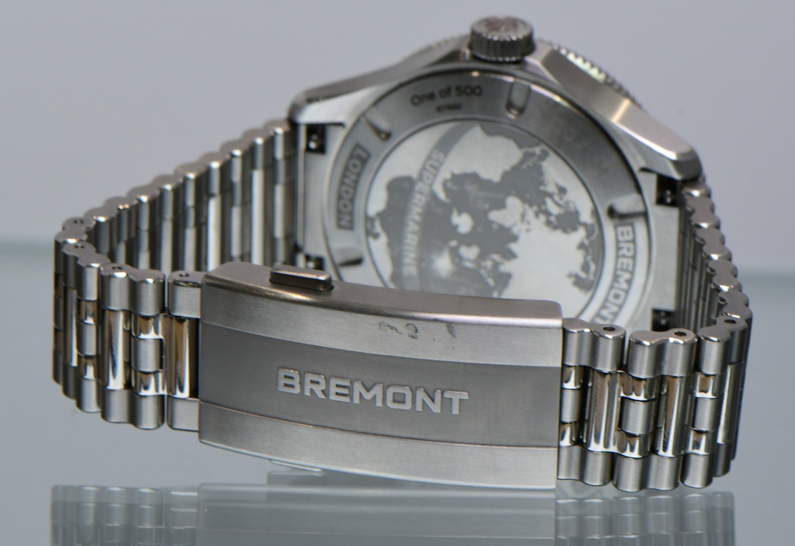 BREMONT – SUPERMARINE 300M GMT ‘GLACIER’ 40MM IN STEEL