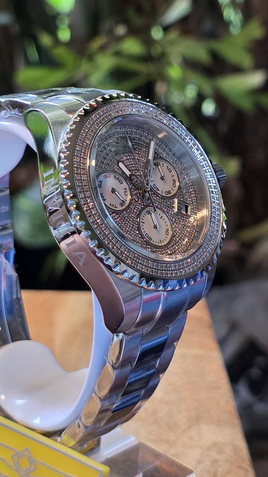 INVICTA SWISS MADE DIAMOND 2 CTW GRAND DIVER PRO 300M STAINLESS STEEL WATCH SALE