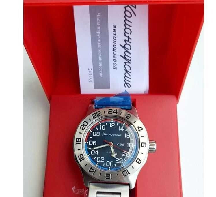 Vostok Komandirskie 35085A K35 Military Automatic Wrist Watch USA SELLER