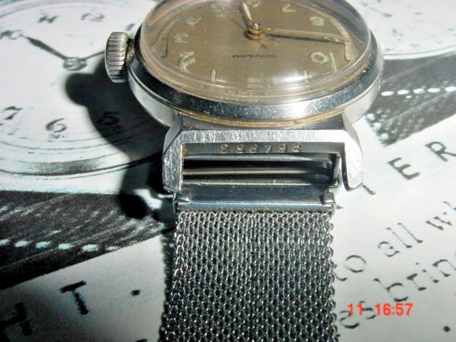 Vintage MOVADO Acvatic Stainless Steel Pilots watch C1940’s