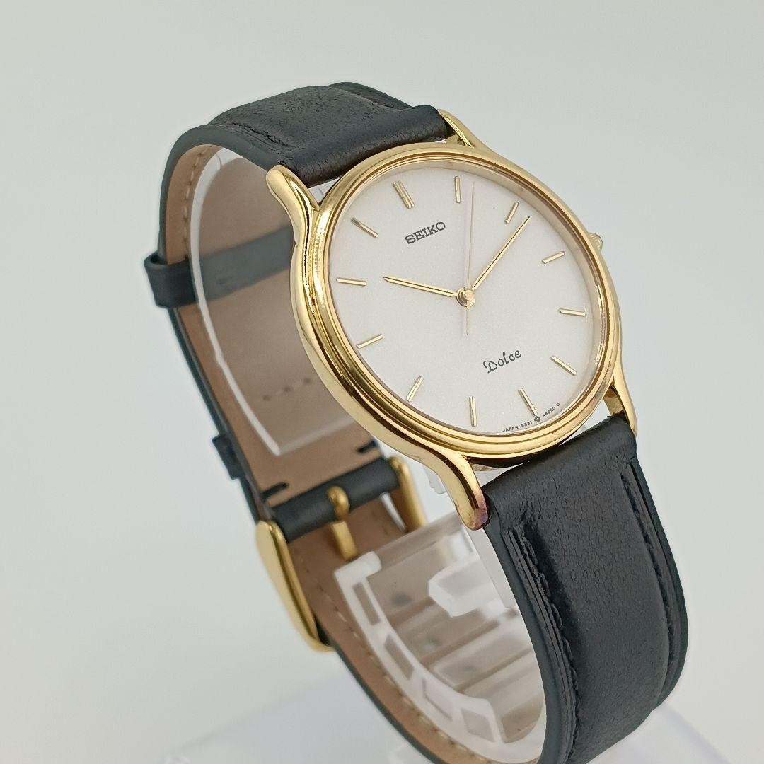Excellent condition/working, new battery, SEIKO DOLCE watch, aftermarket strap,
