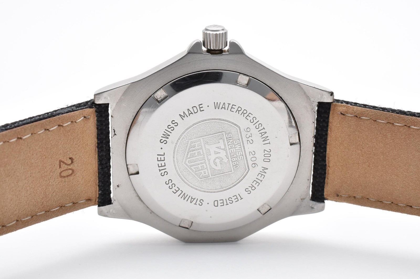 【EXC+5】TAG Heuer 3000 Professional 932.206 Gray Dial Date Quartz men’s watch