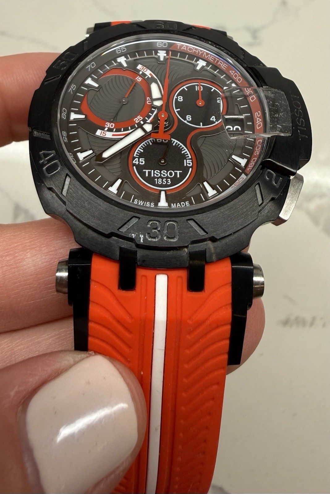 TISSOT T-Race JORGE LORENZO 2017 Limited Edition 1502/2017 Anthracite Dial Watch