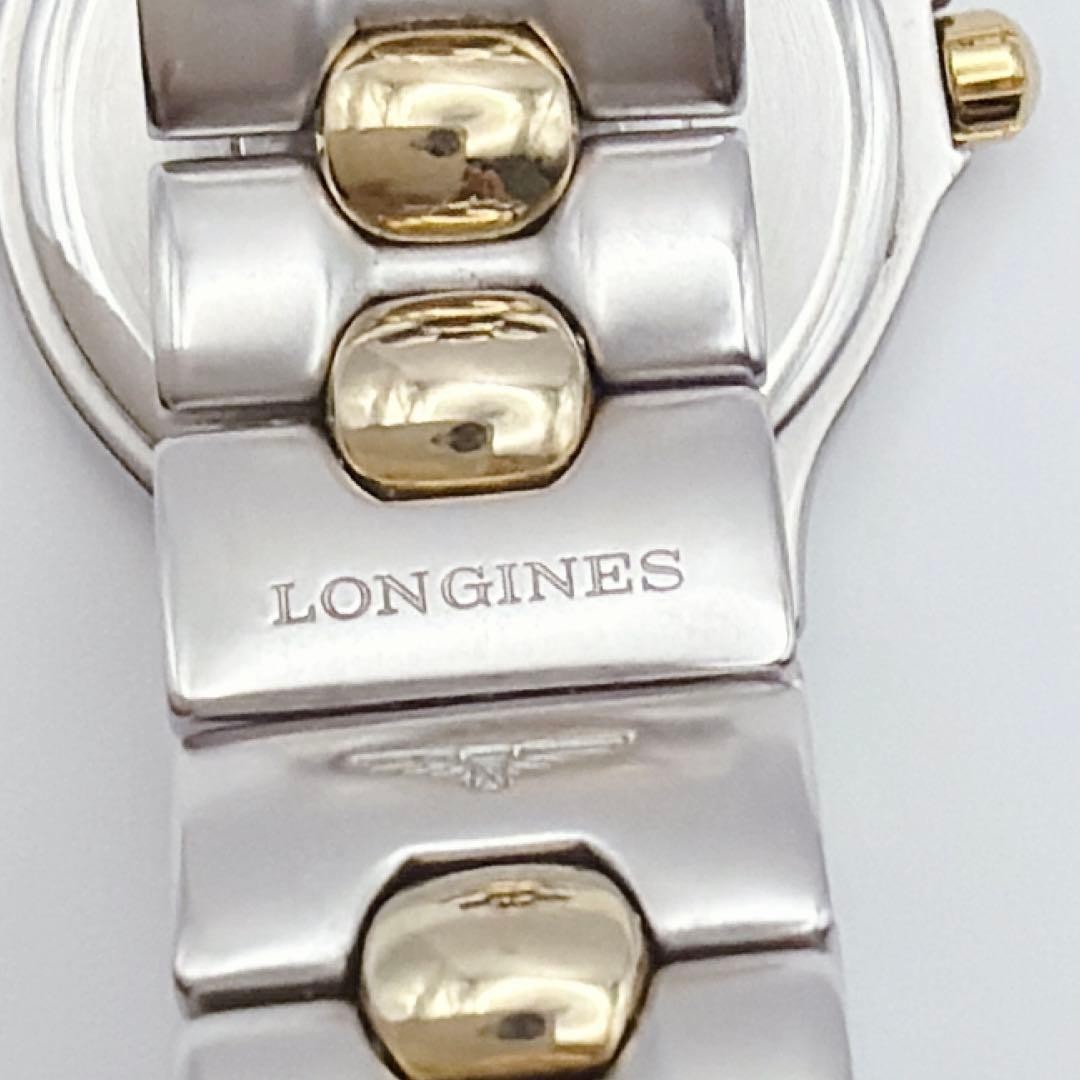 [Near Mint] Vintage Longines Conquest L1.114.3 Gold White Dial 23mm Ladies Watch