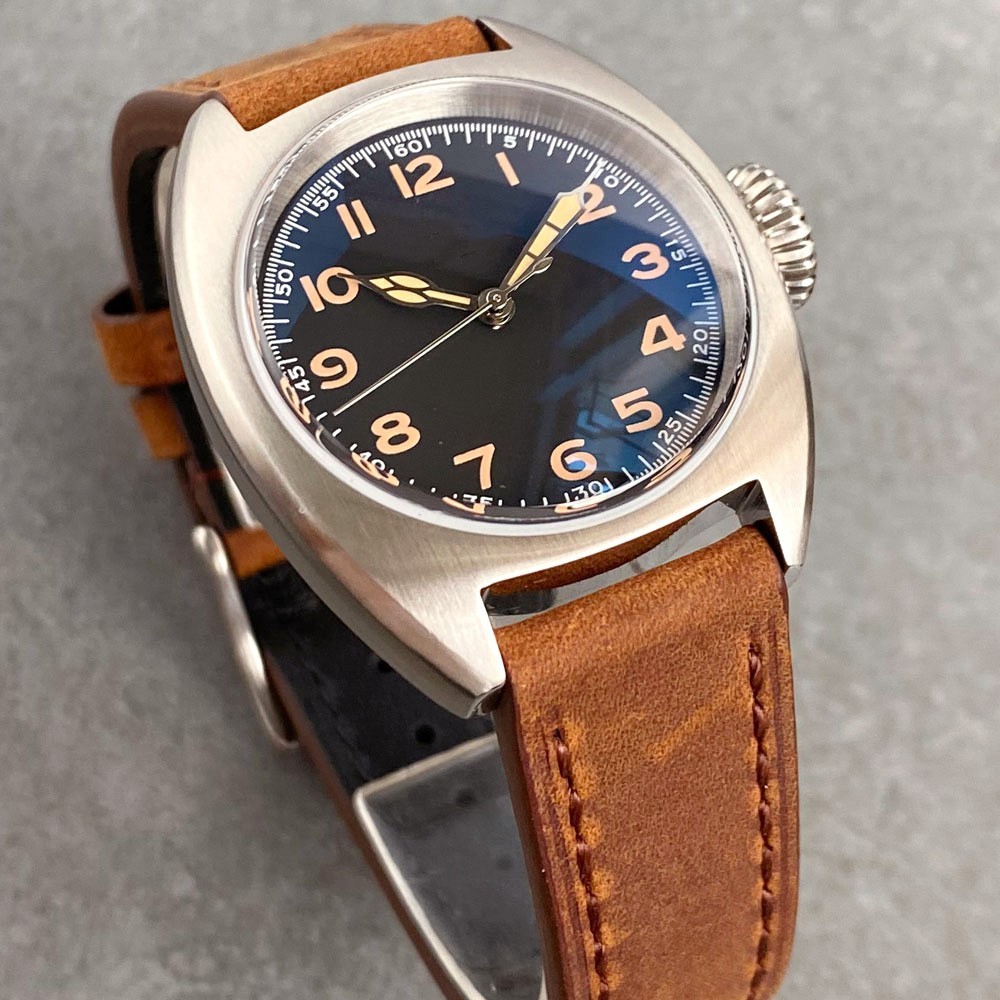 Miyota 8215 Vintage 36mm Automatic 200M Diving Watch Men AR Domed Sapphire Lume