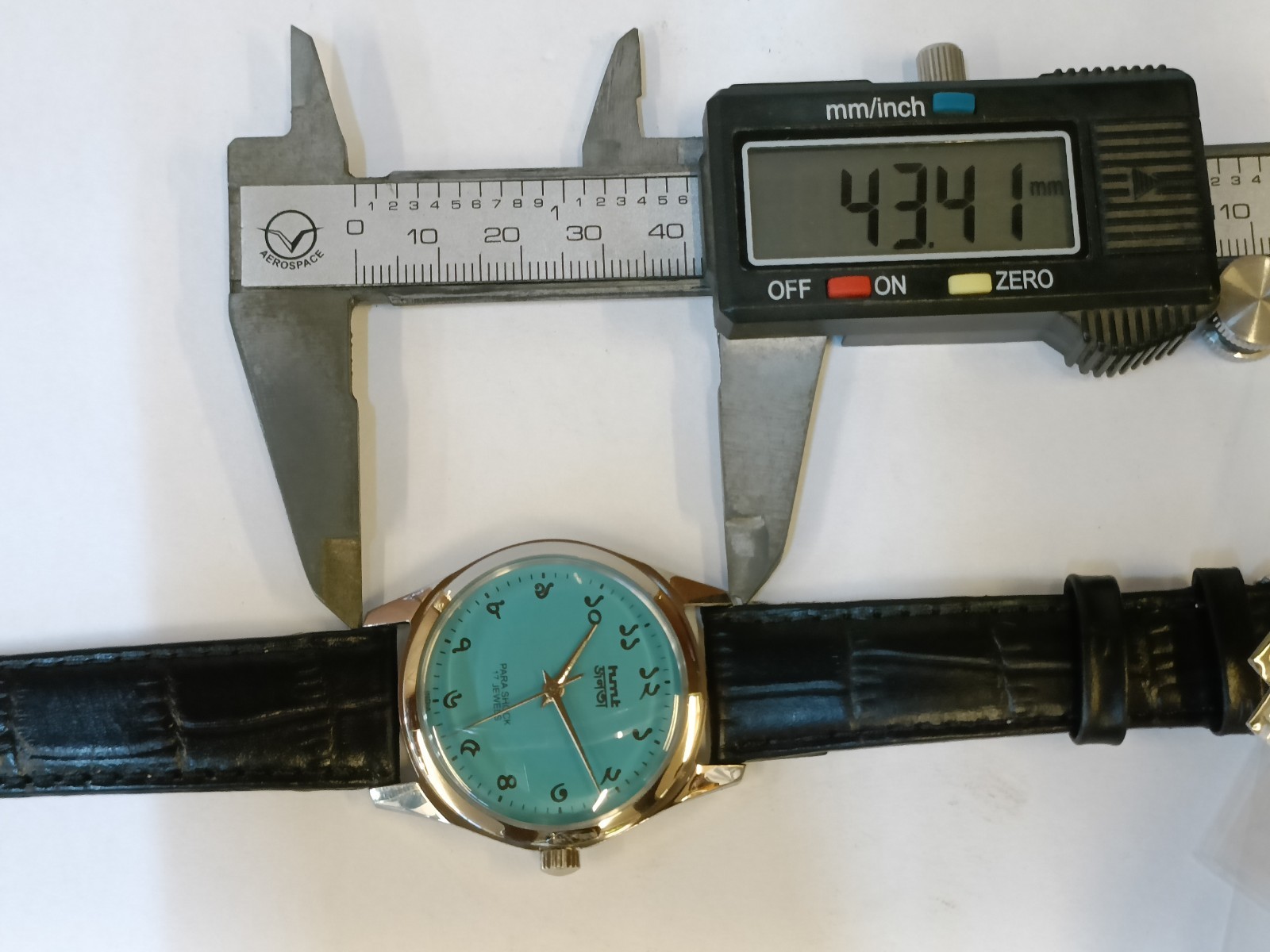 REFURBISHED HMT JANATA BENGALI NUMERALS 17J WINDING 0231 INDIA MEN’S WORKING