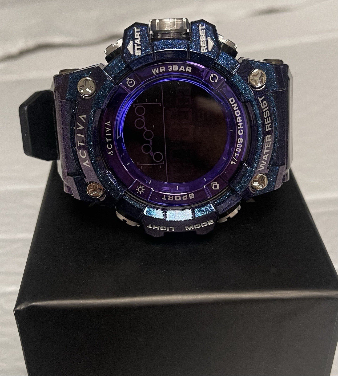 – Activa X InvictaDigital Unisex Watch – 50mm,Iridescent, Purple new