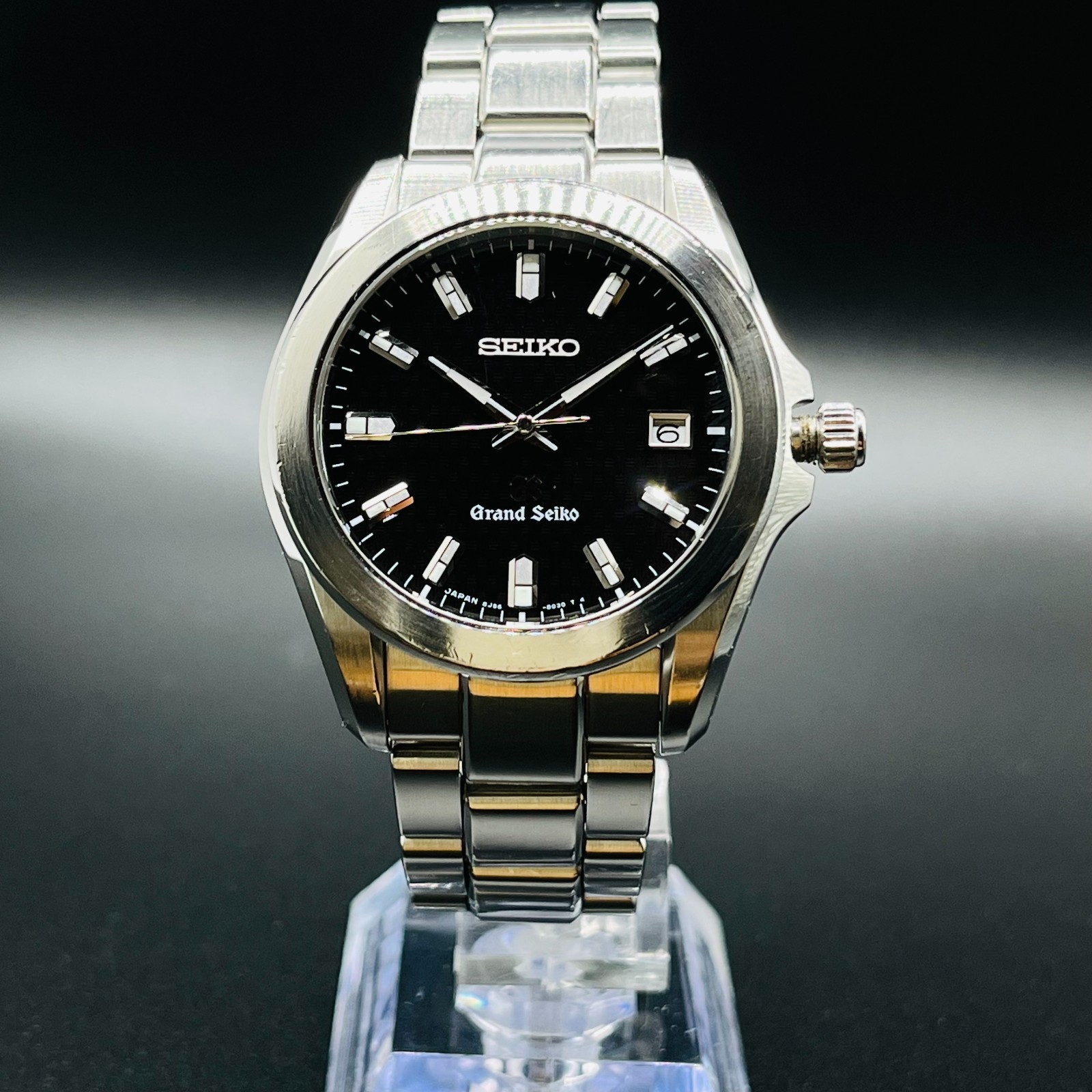 Grand Seiko SBGF021 8J56 Quartz Black Dial Official SEIKO Overhaul Circuit Board