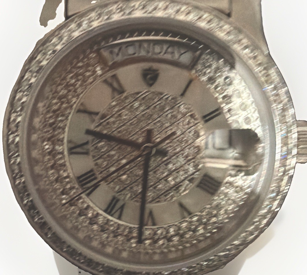 Croton Automatic Day – Date Diamond Style Watch New Old Stock Model 1373HR8CZ