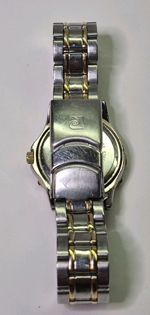 Women’s 24mm Pierre Cardin 4053TU Two Tone Quartz Analog Watch New Battery