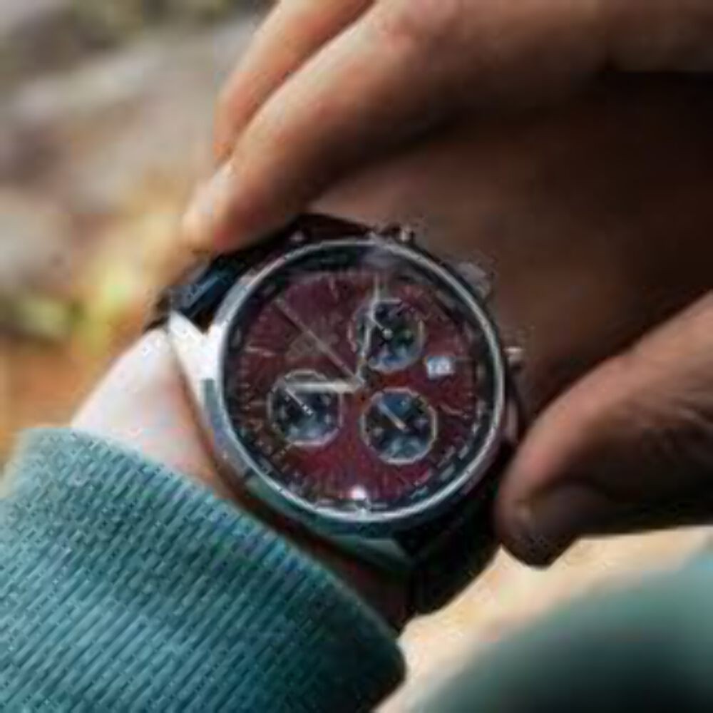 Pro Chrono A01-WA Burgundy Dial Wristwatch 993819 41 65 02