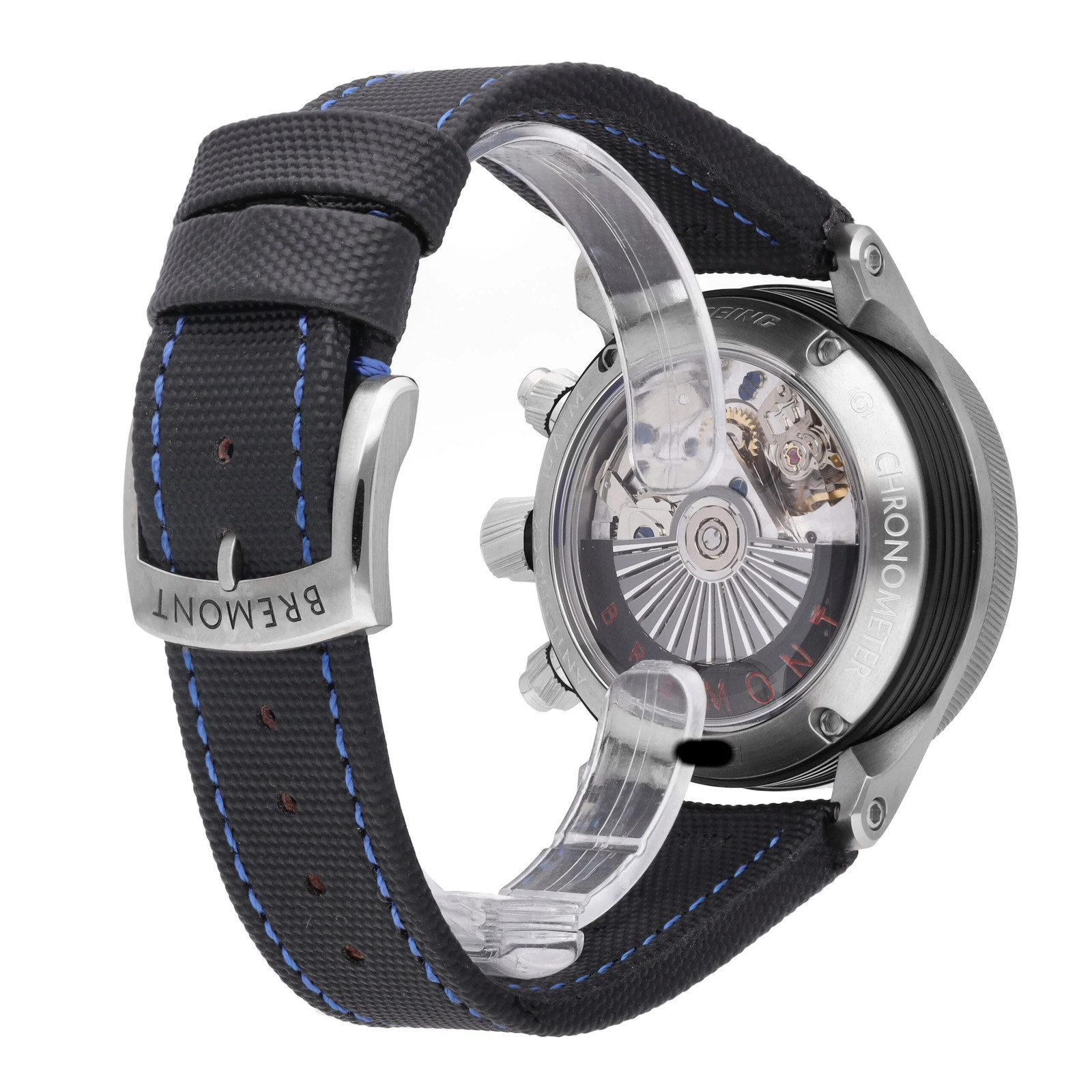 Bremont Boeing 247 Chronograph Black Dial 43mm Automatic Mens Watch BM247-BK-R-S