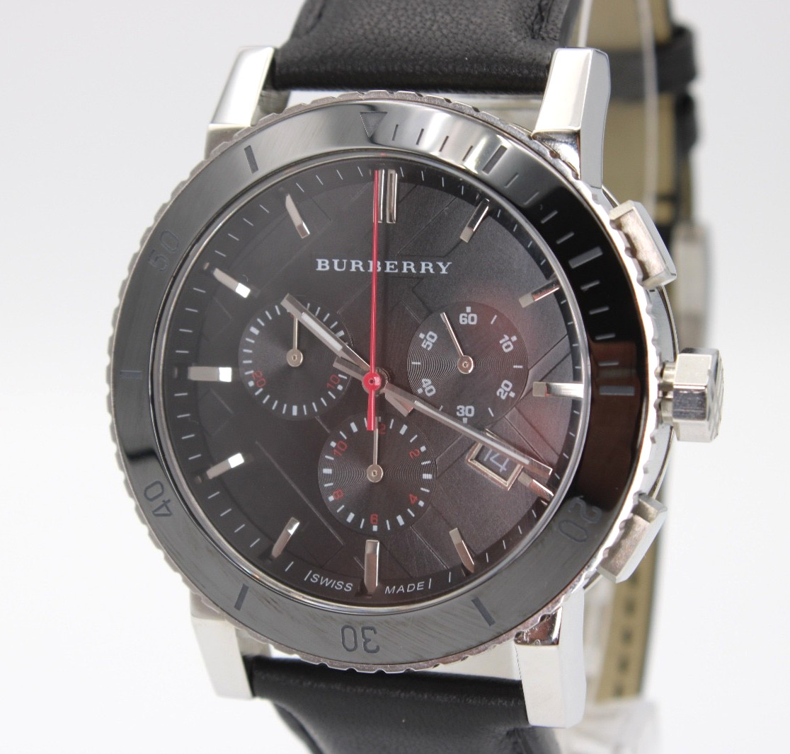BURBERRY The City BU9382 Chronograph Black Dial Men’s Watch 42mm