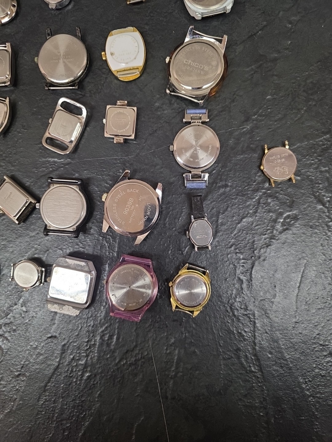 Lot Of 27 Wristwatches No Bands Untested See Pics Anne Klein Timex Seiko