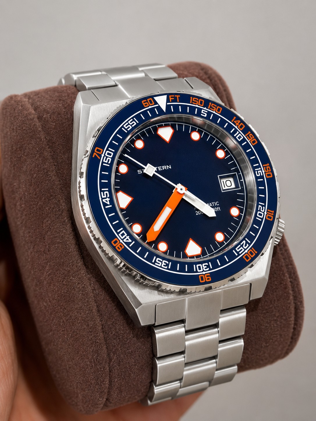 SEESTERN SUB600T, Dark Blue, NH35, Sapphire, Lume, 200m Diver, Diving, BNIB
