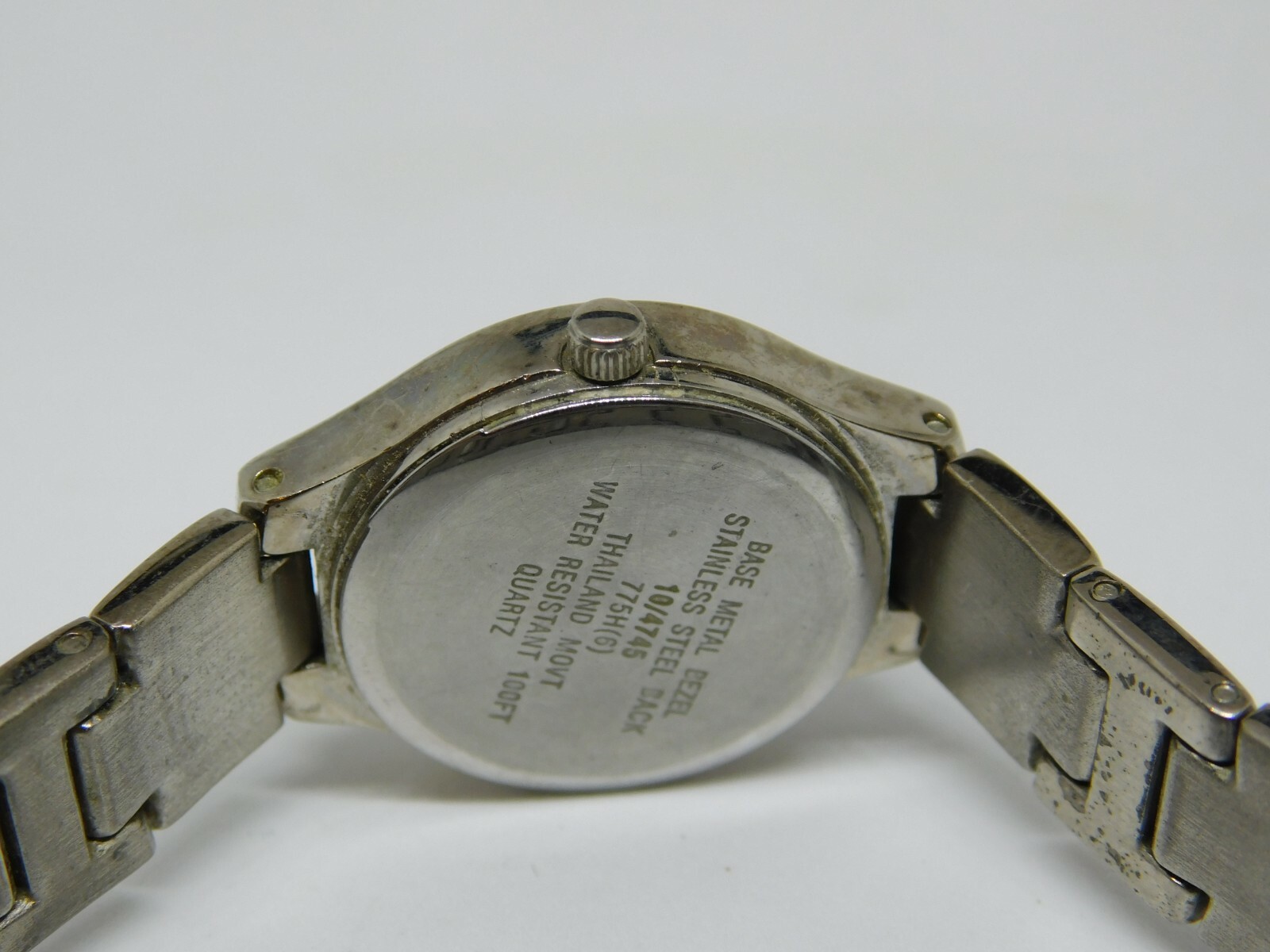 Anne Klein 10/4745 Silver Tone Quartz Women’s Watch Sz. 6 1/4″ New Battery