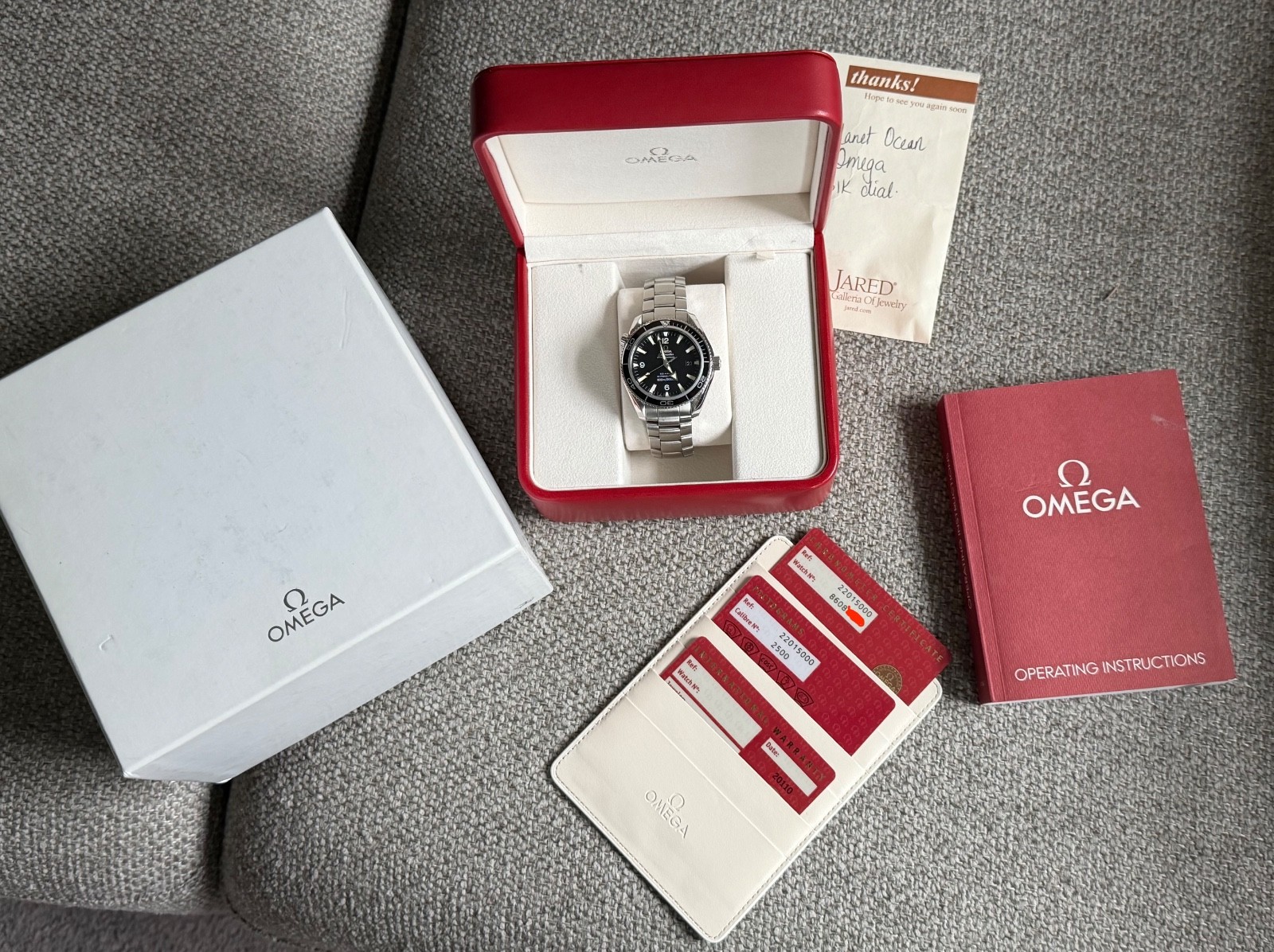 OMEGA Seamaster Planet Ocean – 2201.50.00 – 600m – Co-Axial 2500D – FULL SET