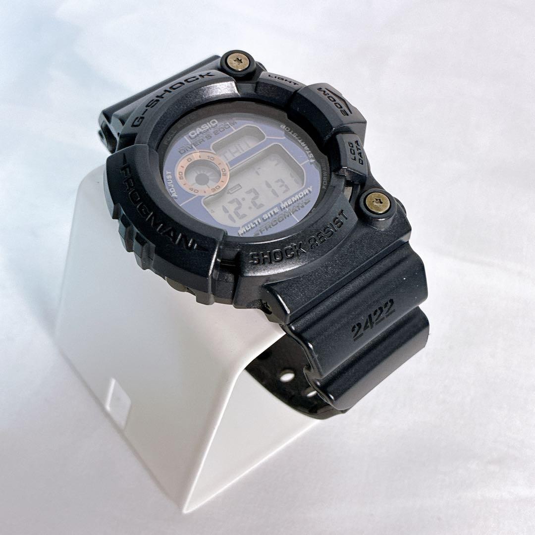 CASIO G-SHOCK FROGMAN GW-200MS Black Solar Watch Used