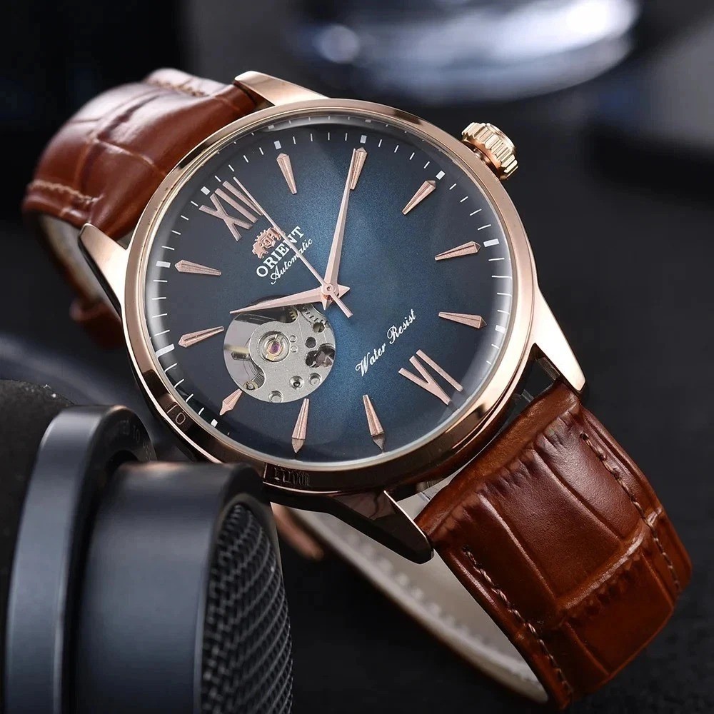 Orient Watch Bambino Classic Men Luxury Gift Automatic Mechanical Leather Strap