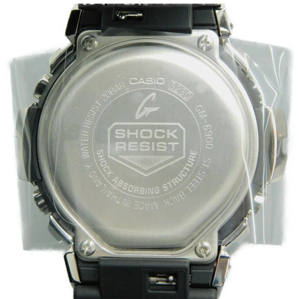 CASIO G SHOCK GM 6900 1AJF Quartz Battery Powered Digital Resin Stainless Steel